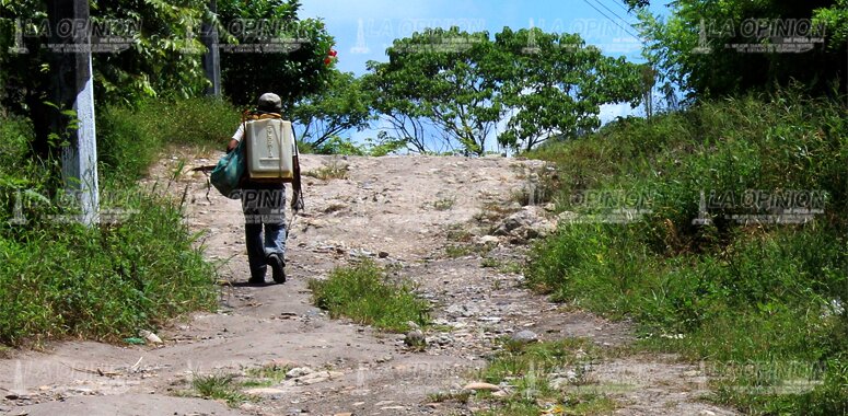 Habitantes de la Unión y Progreso 2, caminan 4 kilómetros para llegar al hospital 