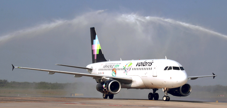 Inauguran vuelo Veracruz-México, de Volaris